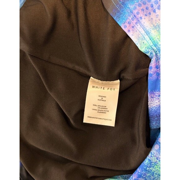 White Fox Boutique Womens Dress Blue Milky Way Soulmate Mini Bodycon Y2K Small - Picture 4 of 12